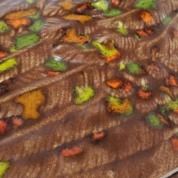 Vintage 70's HOLLAND MOLD Lidded Ceramic Trinket Coin Decoy Duck Bowl MCM brown - Picture 6 of 7